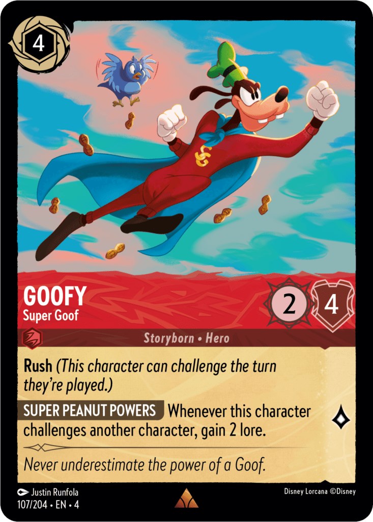 Goofy - Super Goof (107/204) [Ursula's Return] | Yard's Games Ltd