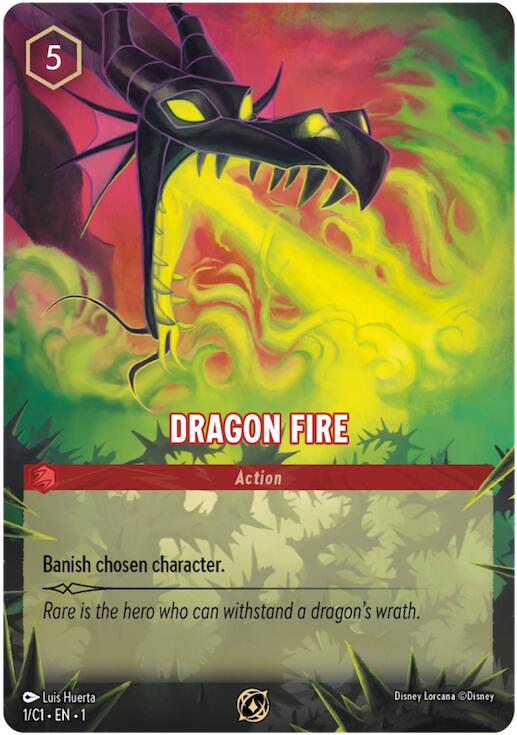 Dragon Fire (1) [Promo Cards] | Yard's Games Ltd