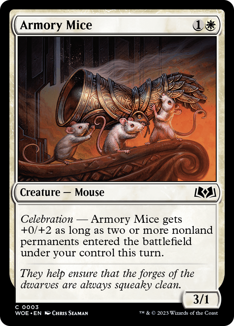 Armory Mice [Wilds of Eldraine] | Yard's Games Ltd