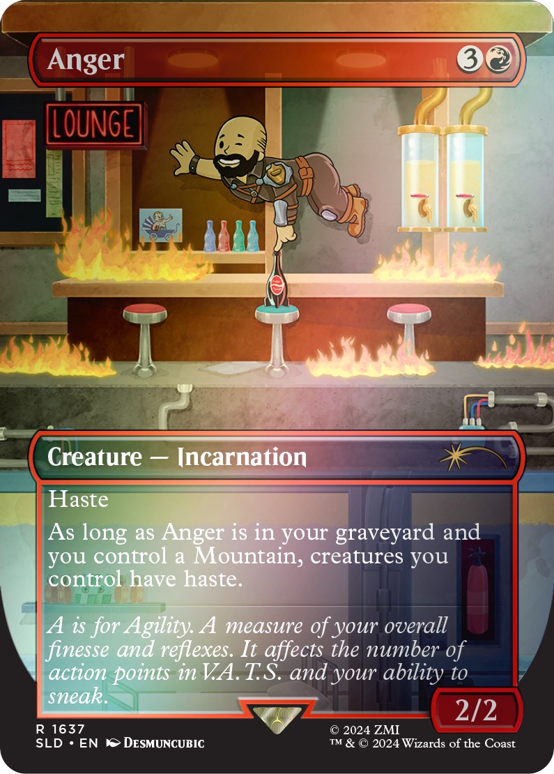 Anger (Rainbow Foil) [Secret Lair Drop Series] | Yard's Games Ltd