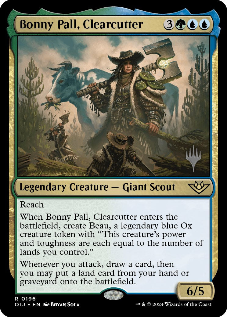 Bonny Pall, Clearcutter (Promo Pack) [Outlaws of Thunder Junction Promos] | Yard's Games Ltd