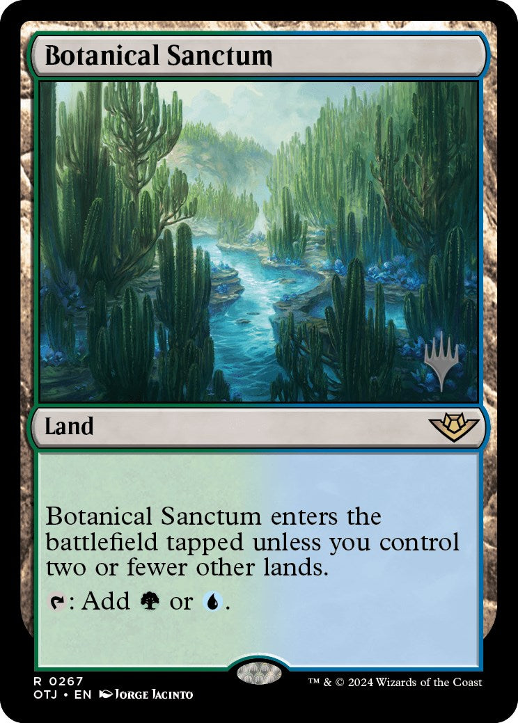 Botanical Sanctum (Promo Pack) [Outlaws of Thunder Junction Promos] | Yard's Games Ltd