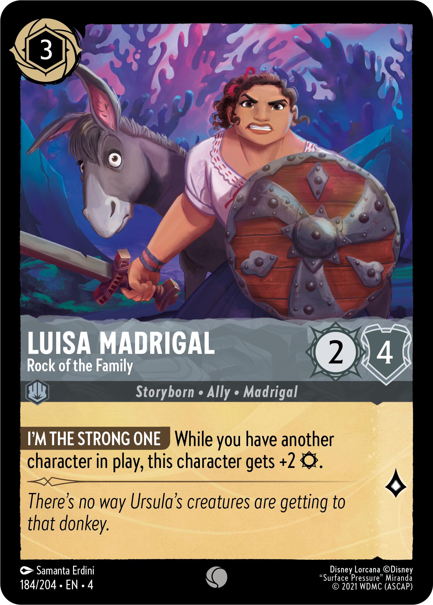 Luisa Madrigal - Rock of the Family (184/204) [Ursula's Return] | Yard's Games Ltd