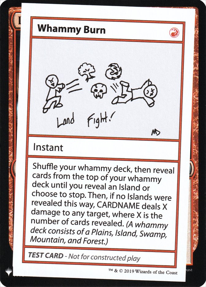 Whammy Burn [Mystery Booster Playtest Cards] | Yard's Games Ltd