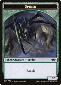 Spider // Spirit Double-Sided Token [Modern Horizons Tokens] | Yard's Games Ltd