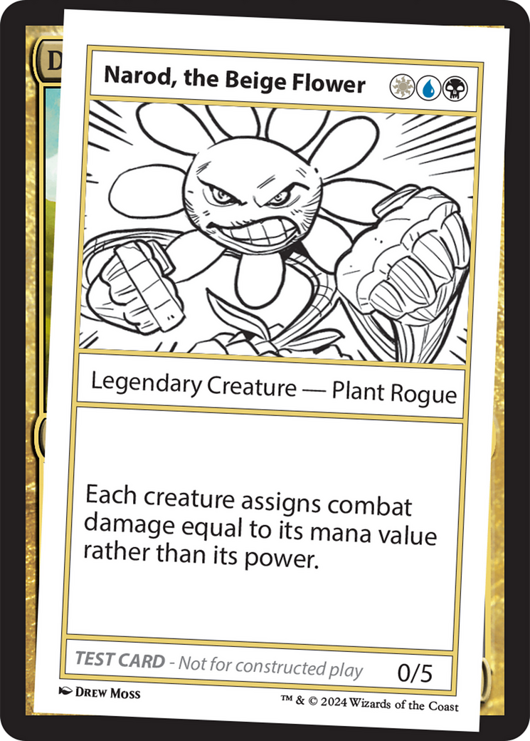 Narod, the Beige Flower [Mystery Booster 2 Playtest Cards] | Yard's Games Ltd