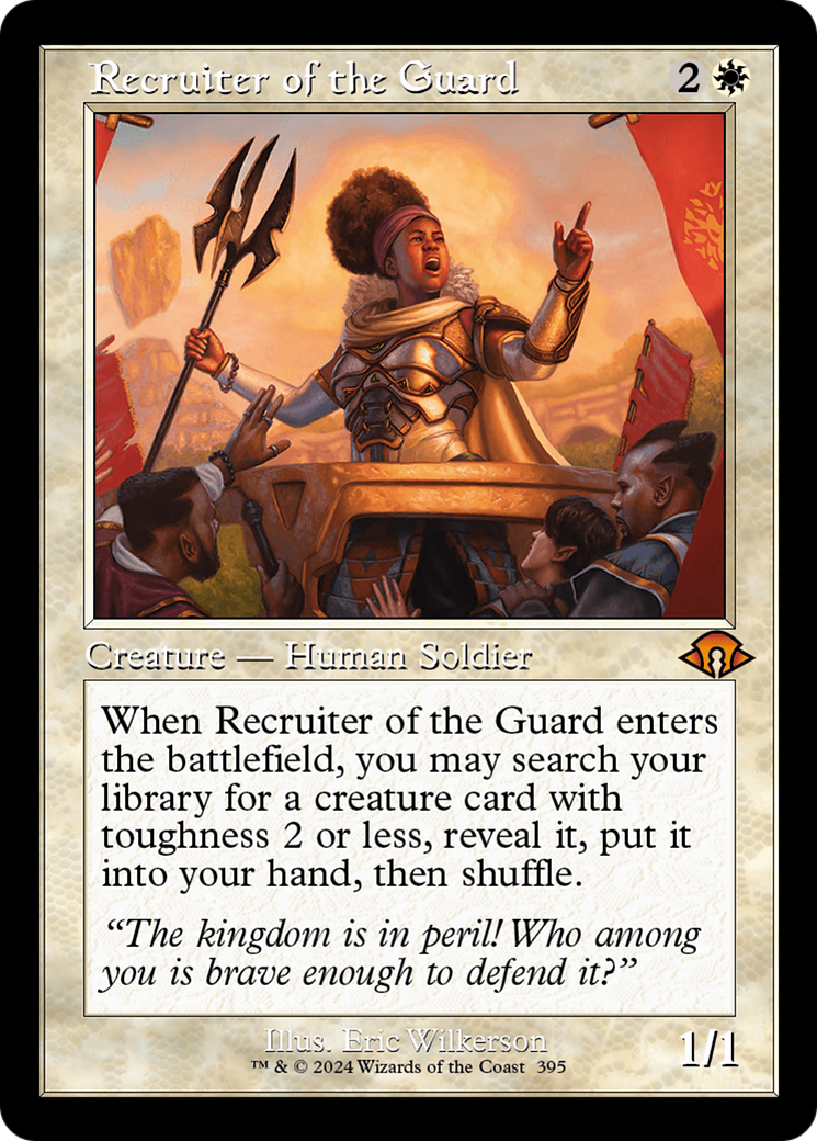 Recruiter of the Guard (Retro) [Modern Horizons 3] | Yard's Games Ltd