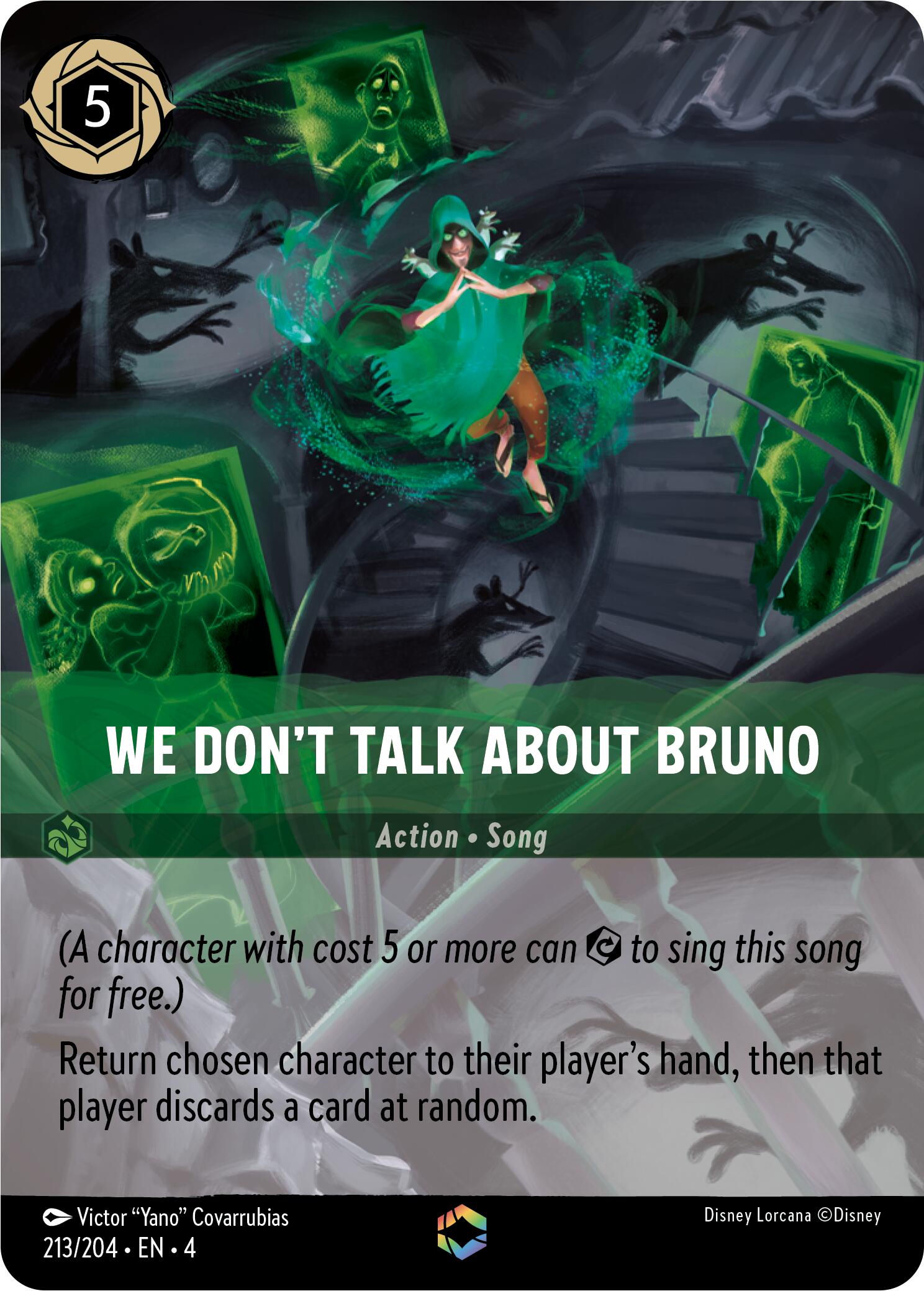 We Don't Talk About Bruno (Enchanted) (213/204) [Ursula's Return] | Yard's Games Ltd