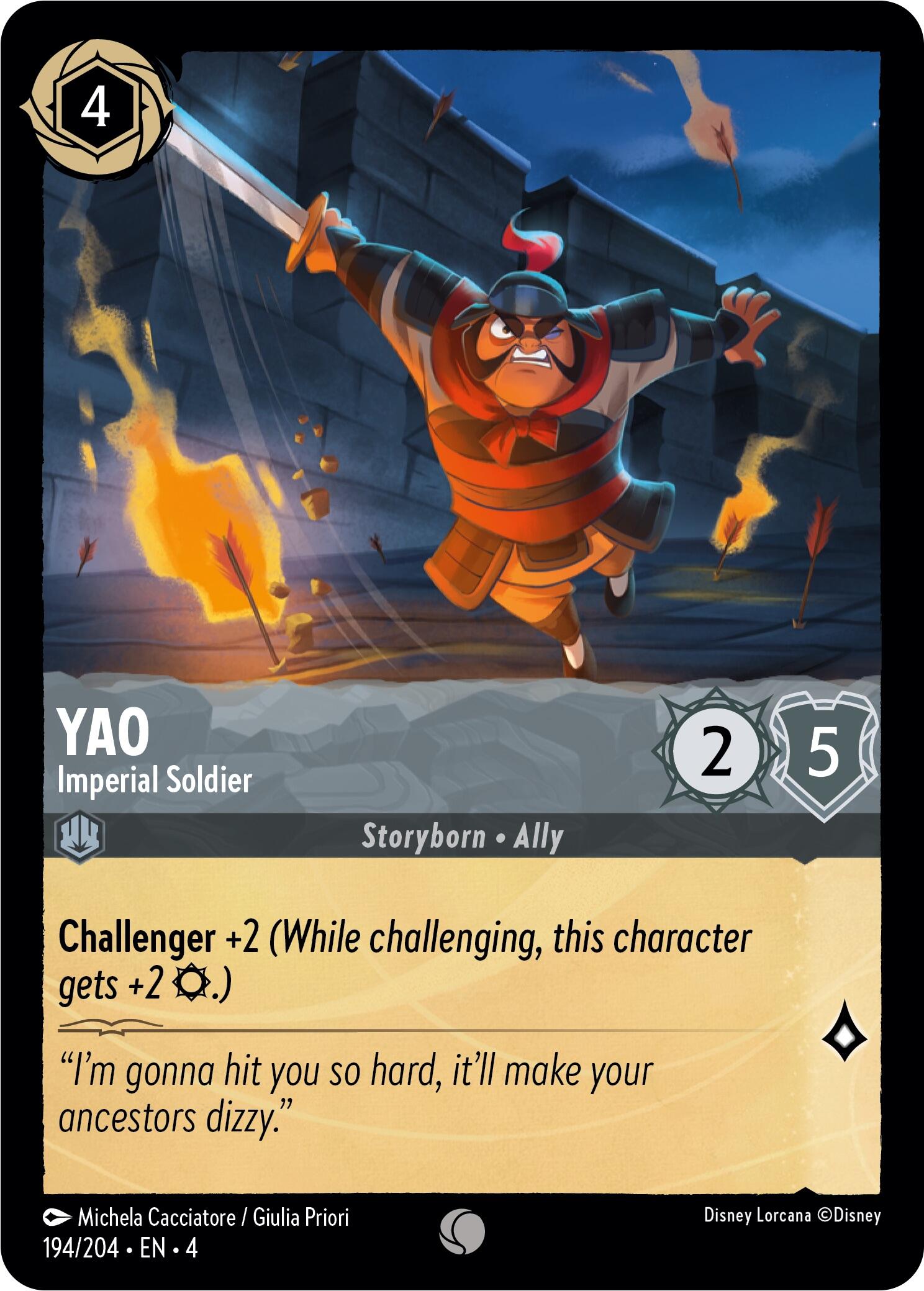 Yao - Imperial Soldier (194/204) [Ursula's Return] | Yard's Games Ltd