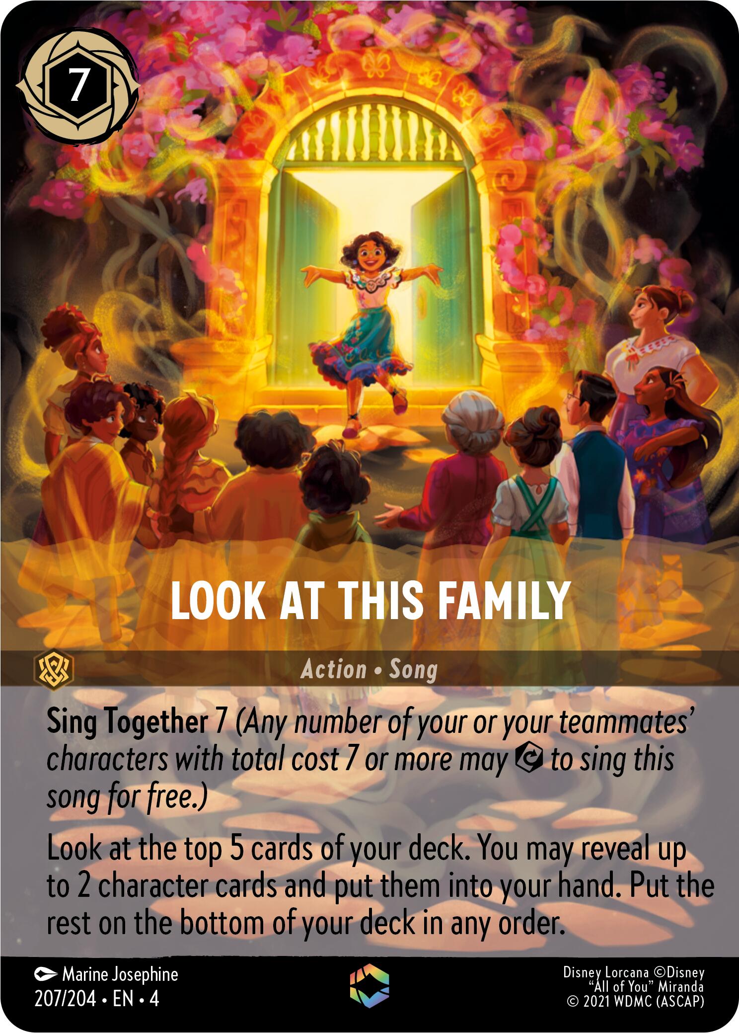 Look at This Family (Enchanted) (207/204) [Ursula's Return] | Yard's Games Ltd