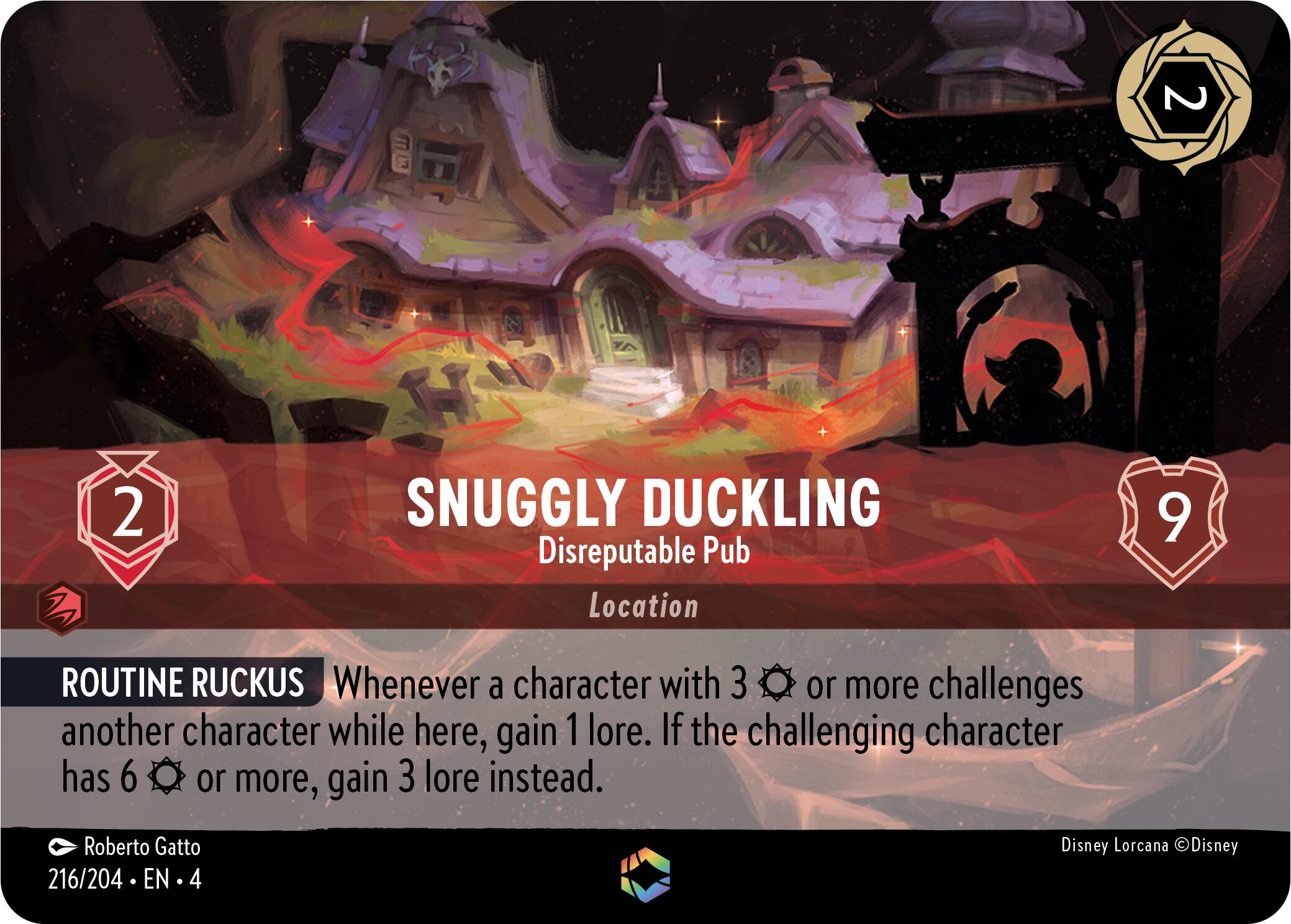 Snuggly Duckling - Disreputable Pub (Enchanted) (216/204) [Ursula's Return] | Yard's Games Ltd