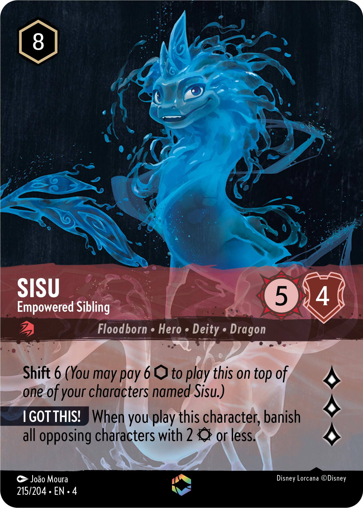 Sisu - Empowered Sibling (Enchanted) (215/204) [Ursula's Return] | Yard's Games Ltd