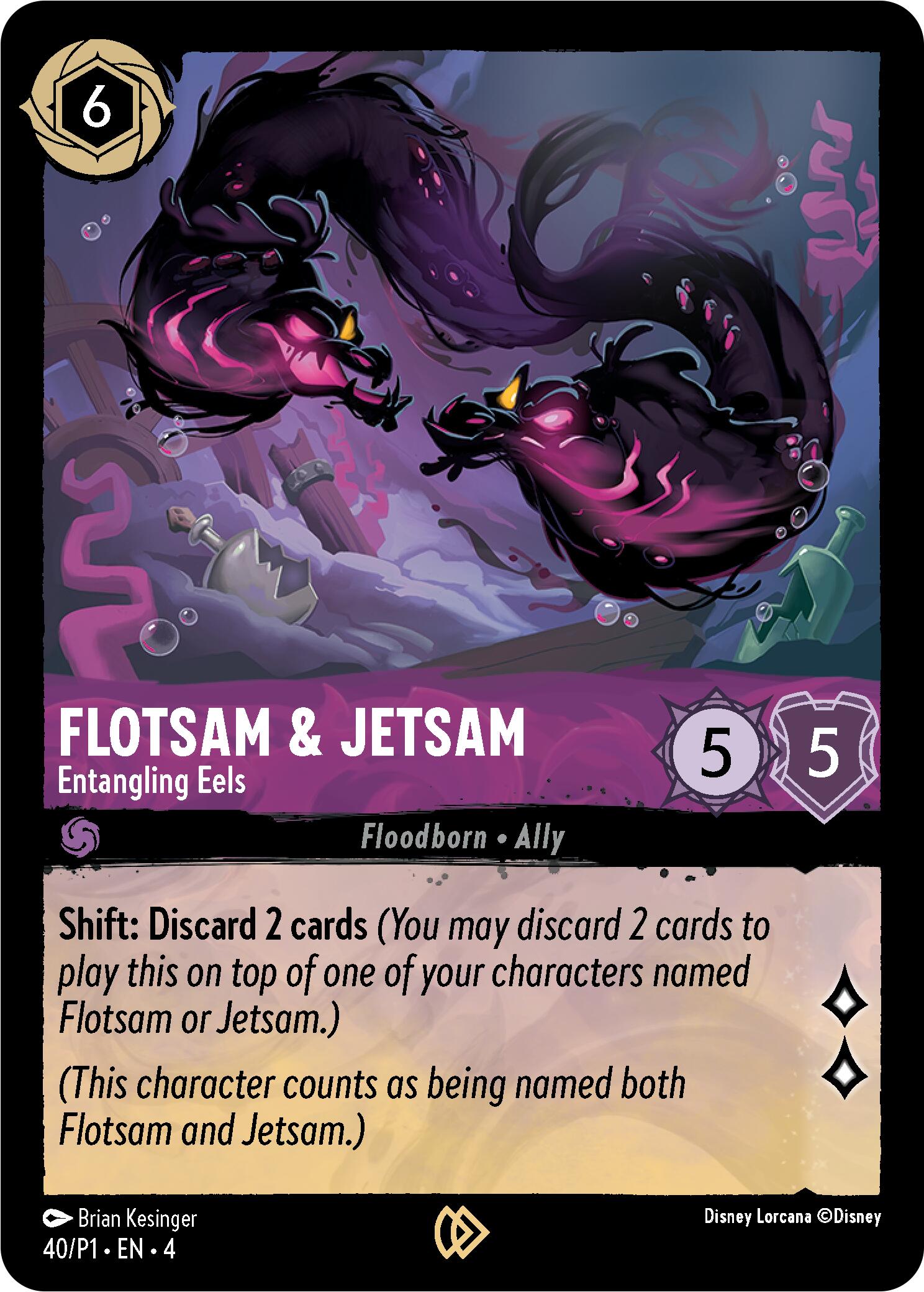 Flotsam & Jetsam - Entangling Eels (40) [Promo Cards] | Yard's Games Ltd