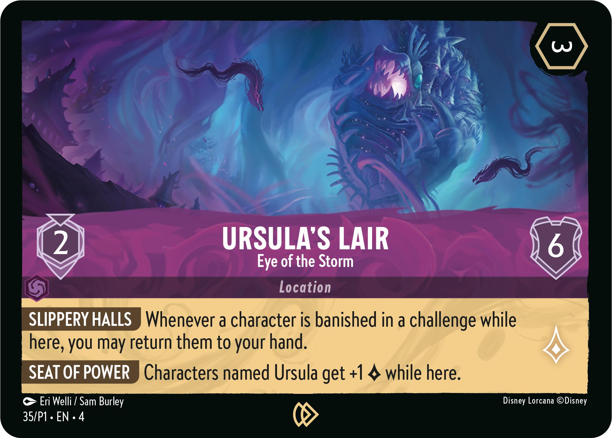 Ursula's Lair - Eye of the Storm (35) [Promo Cards] | Yard's Games Ltd