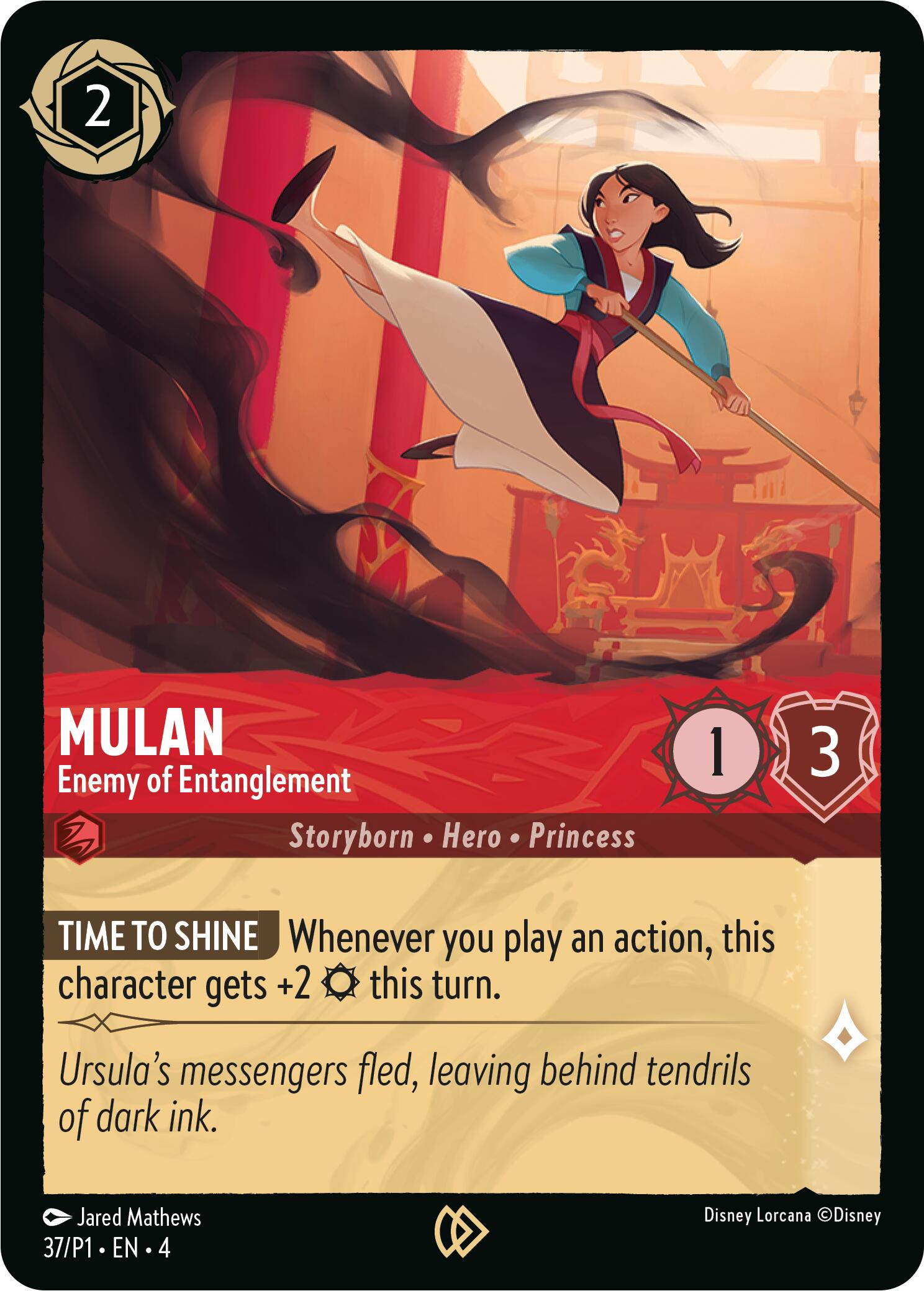 Mulan - Enemy of Entanglement (37) [Promo Cards] | Yard's Games Ltd