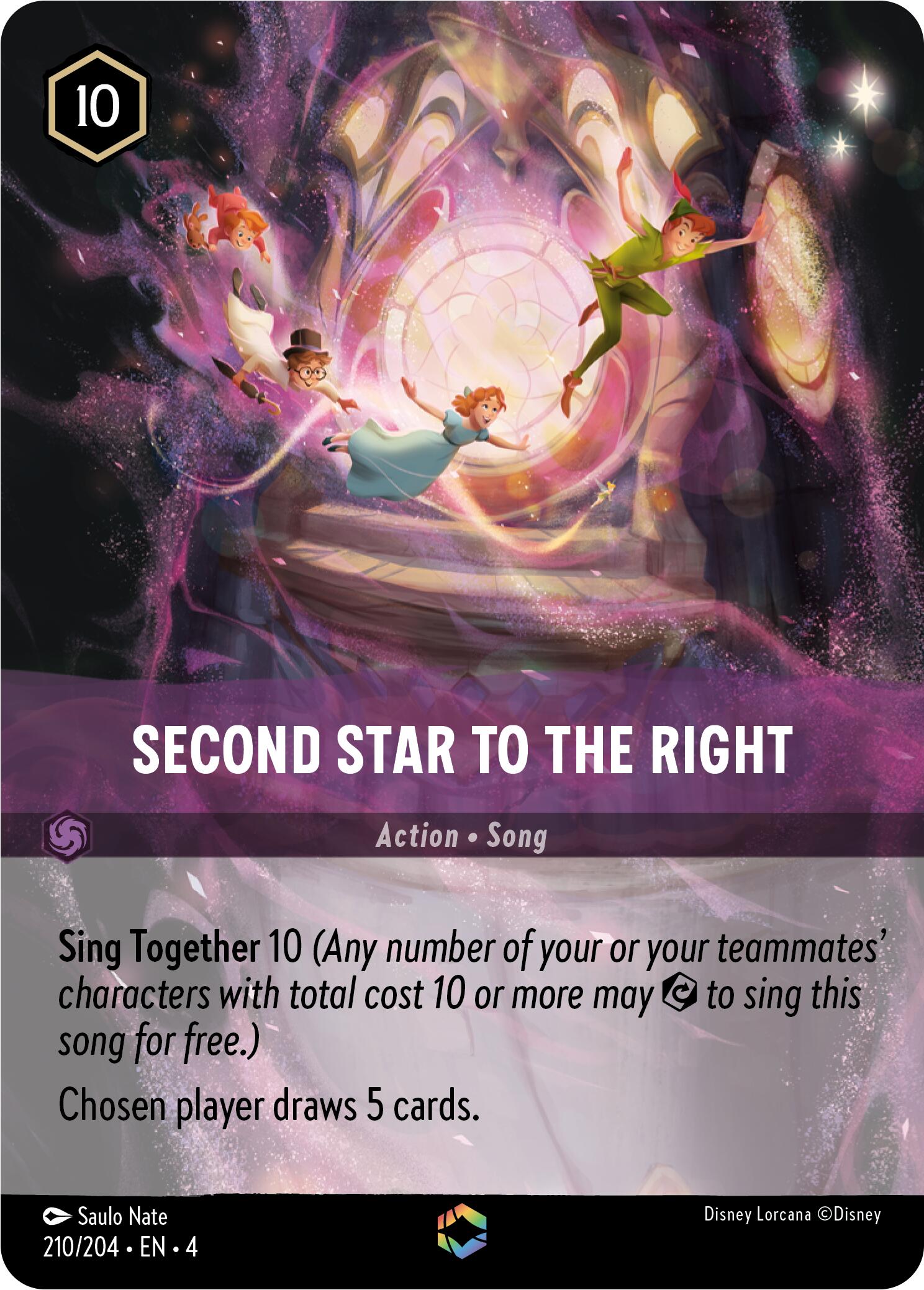 Second Star to the Right (Enchanted) (210/204) [Ursula's Return] | Yard's Games Ltd