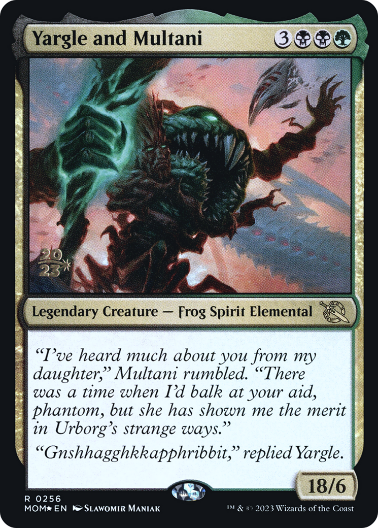 Yargle and Multani [March of the Machine Prerelease Promos] | Yard's Games Ltd