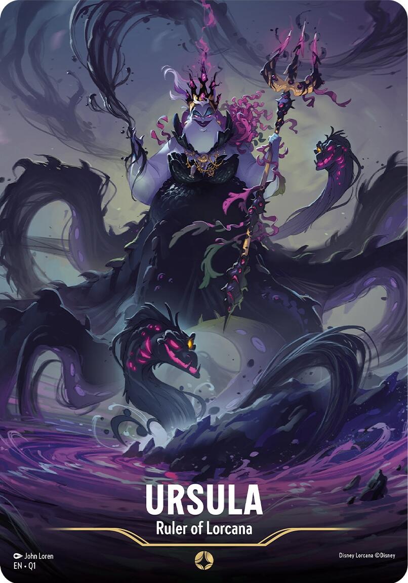 Ursula - Ruler of Lorcana (Oversized) [Illumineer's Quest: Deep Trouble] | Yard's Games Ltd