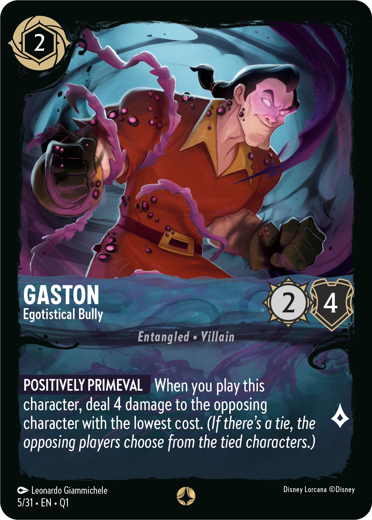 Gaston - Egotistical Bully (5/31) [Illumineer's Quest: Deep Trouble] | Yard's Games Ltd