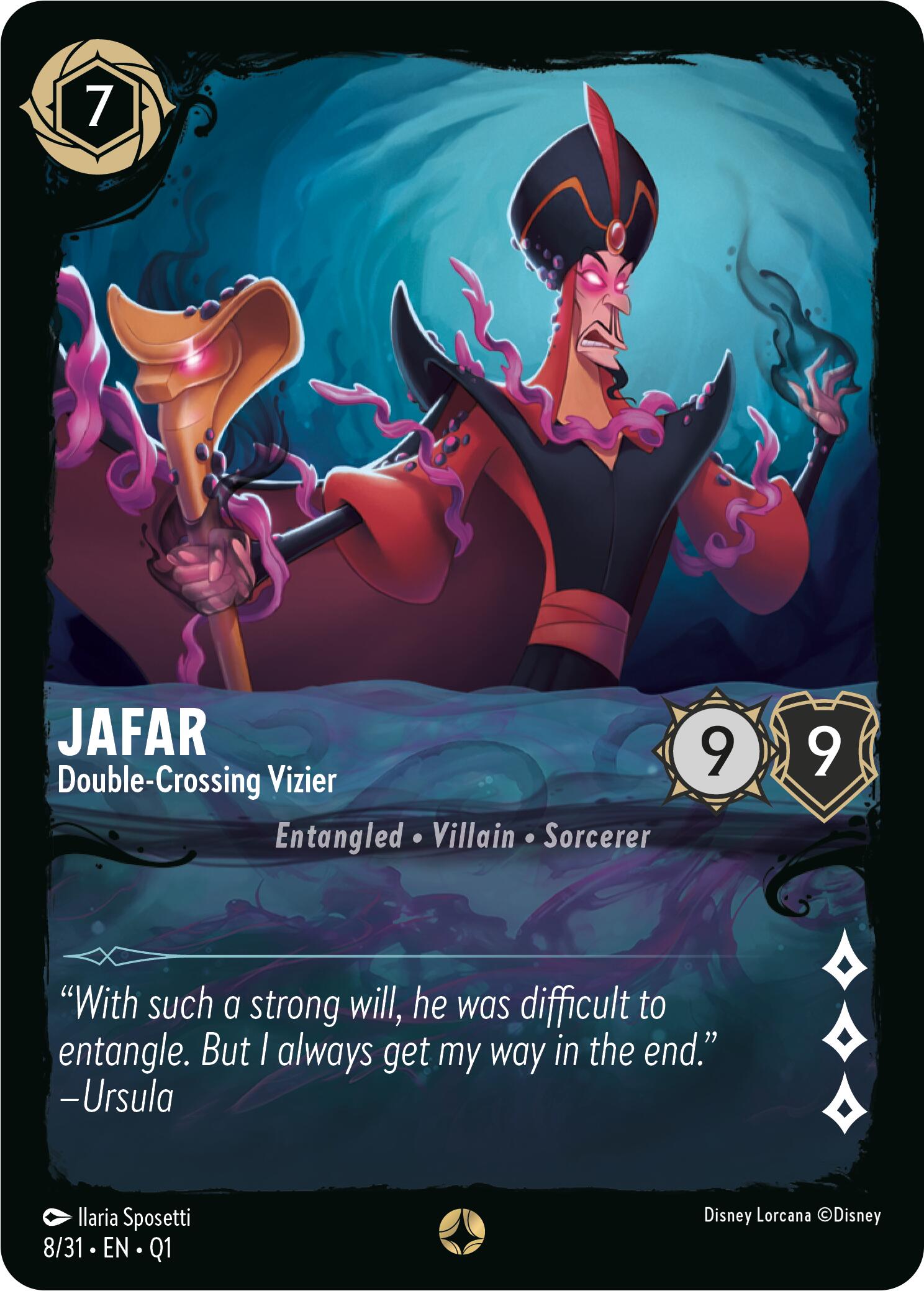 Jafar - Double-Crossing Vizier (8/31) [Illumineer's Quest: Deep Trouble] | Yard's Games Ltd