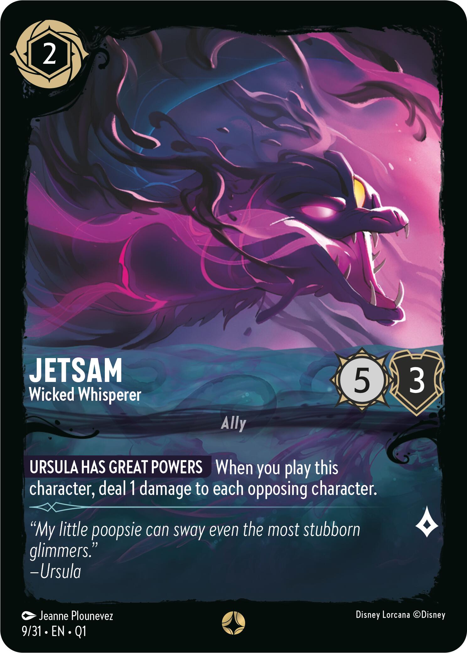 Jetsam - Wicked Whisperer (9/31) [Illumineer's Quest: Deep Trouble] | Yard's Games Ltd