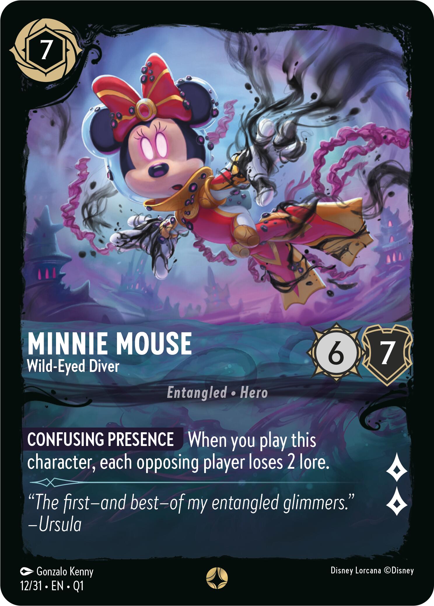 Minnie Mouse - Wild-Eyed Diver (12/31) [Illumineer's Quest: Deep Trouble] | Yard's Games Ltd