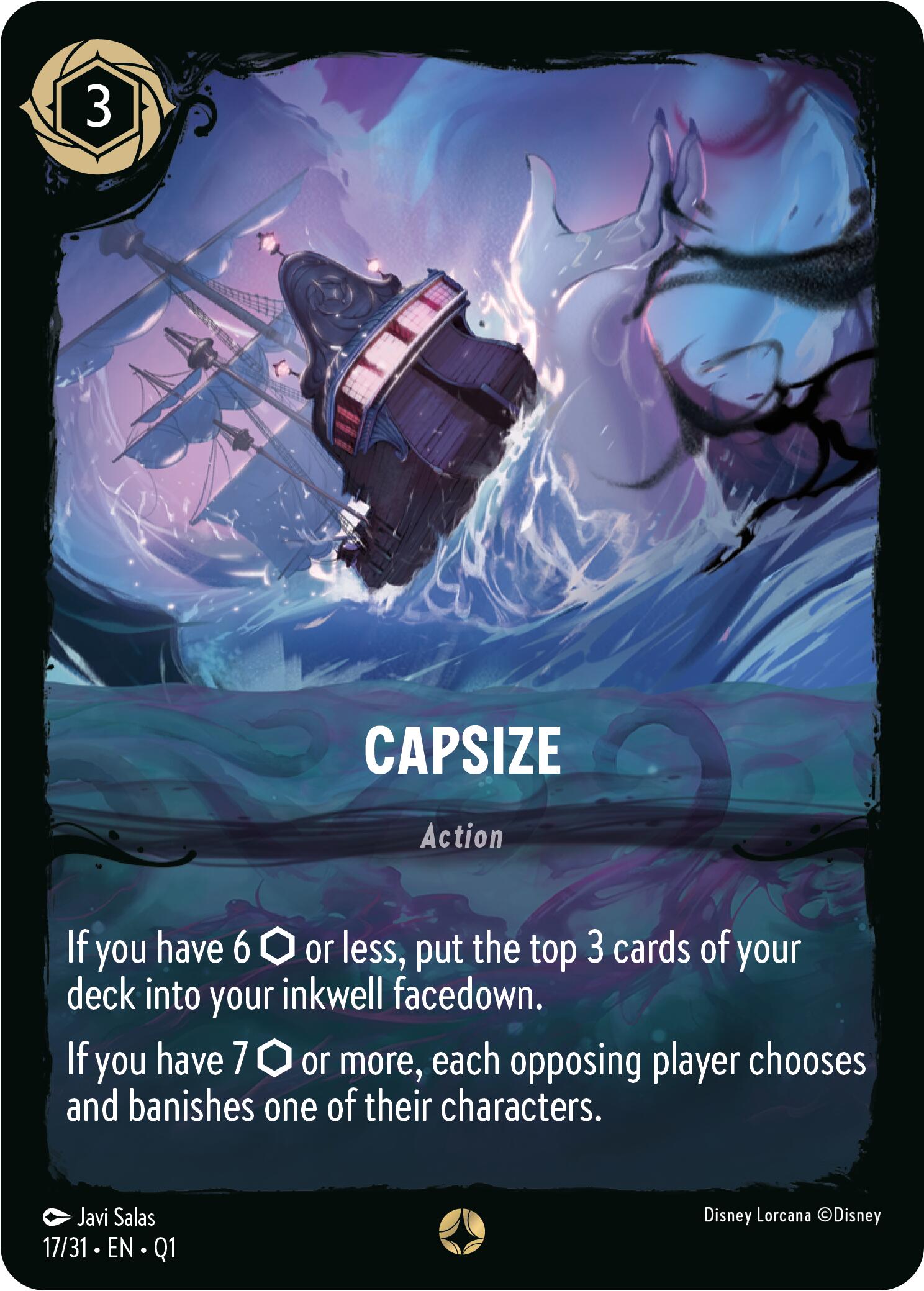 Capsize (17/31) [Illumineer's Quest: Deep Trouble] | Yard's Games Ltd