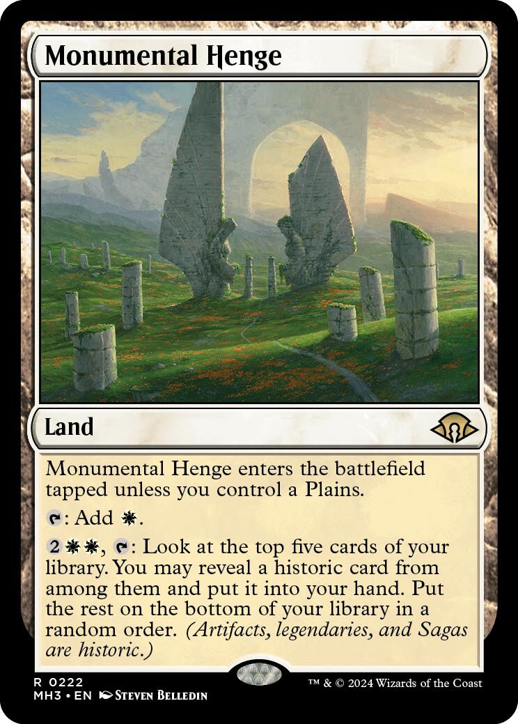 Monumental Henge [Modern Horizons 3] | Yard's Games Ltd