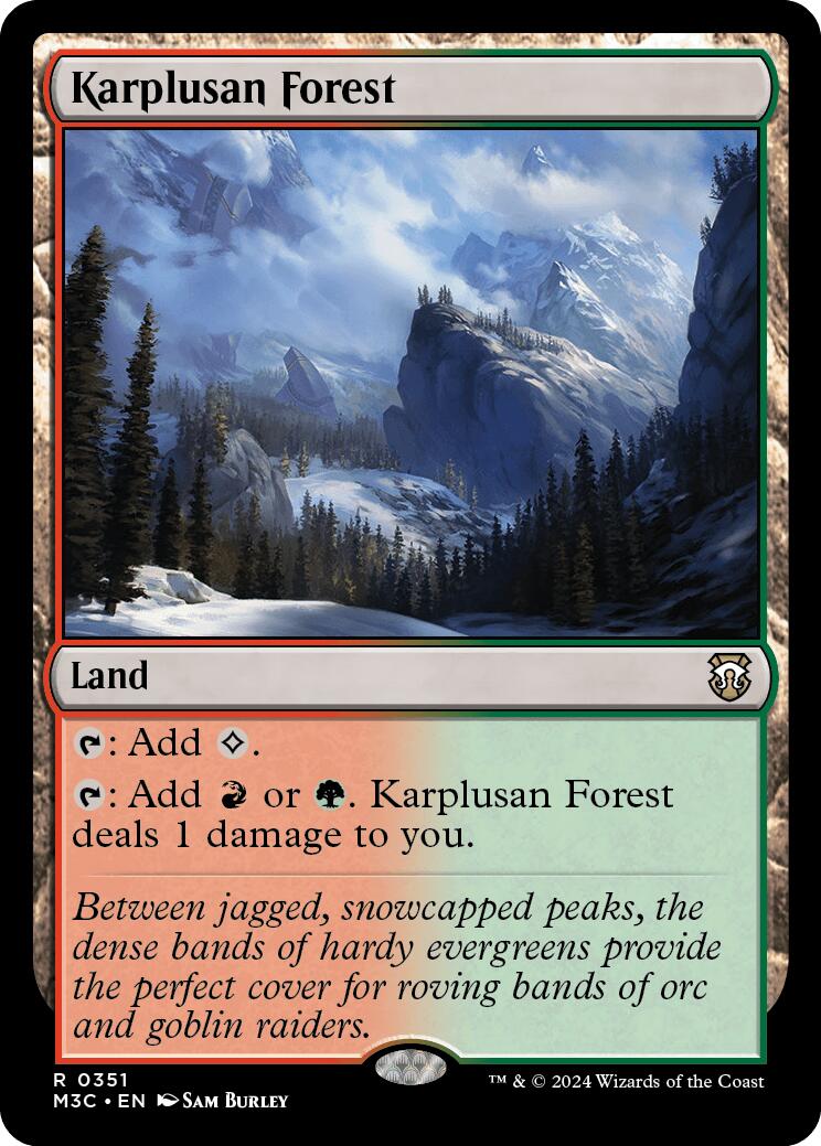 Karplusan Forest [Modern Horizons 3 Commander] | Yard's Games Ltd