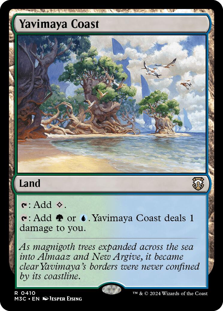 Yavimaya Coast [Modern Horizons 3 Commander] | Yard's Games Ltd