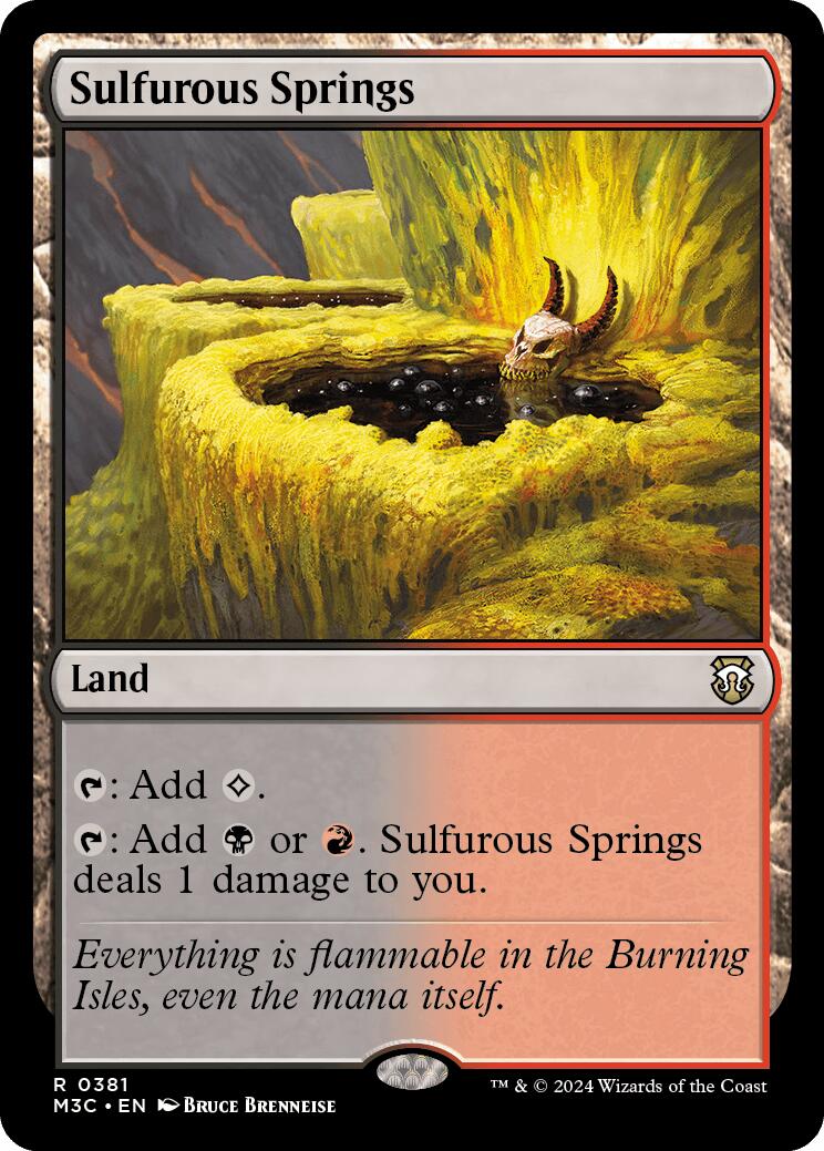 Sulfurous Springs [Modern Horizons 3 Commander] | Yard's Games Ltd