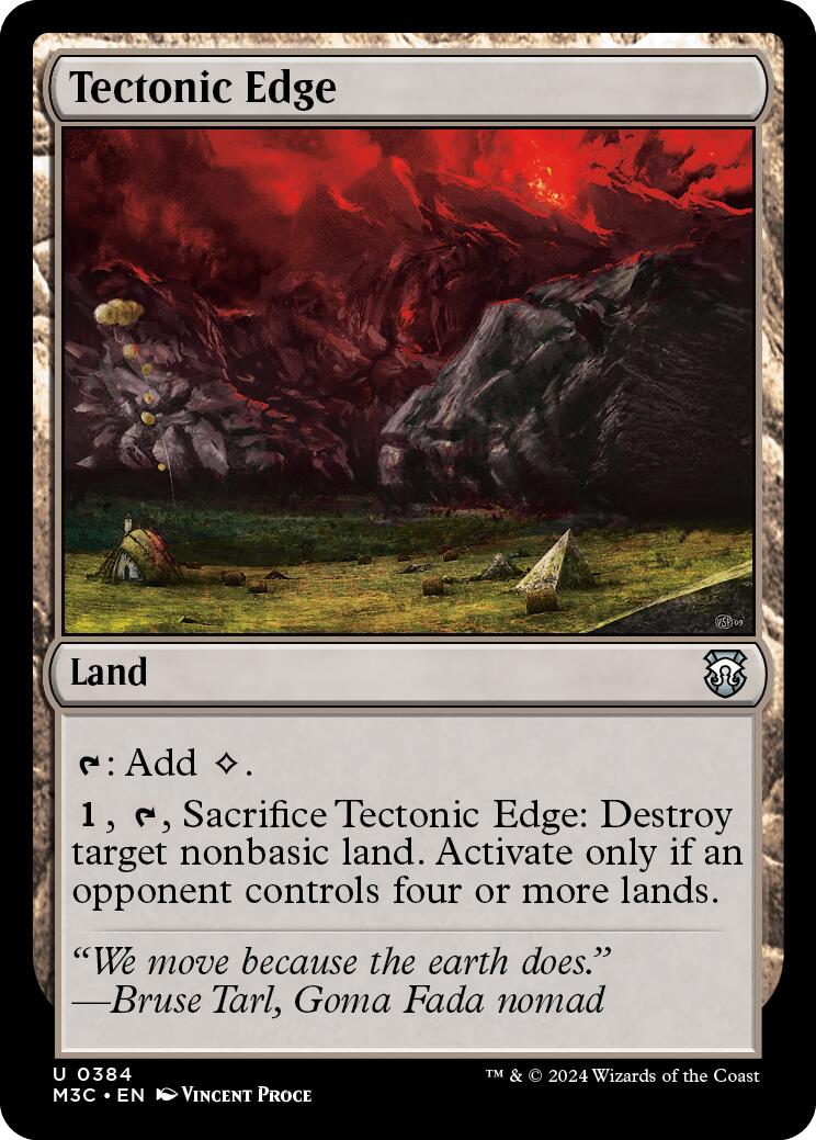 Tectonic Edge [Modern Horizons 3 Commander] | Yard's Games Ltd