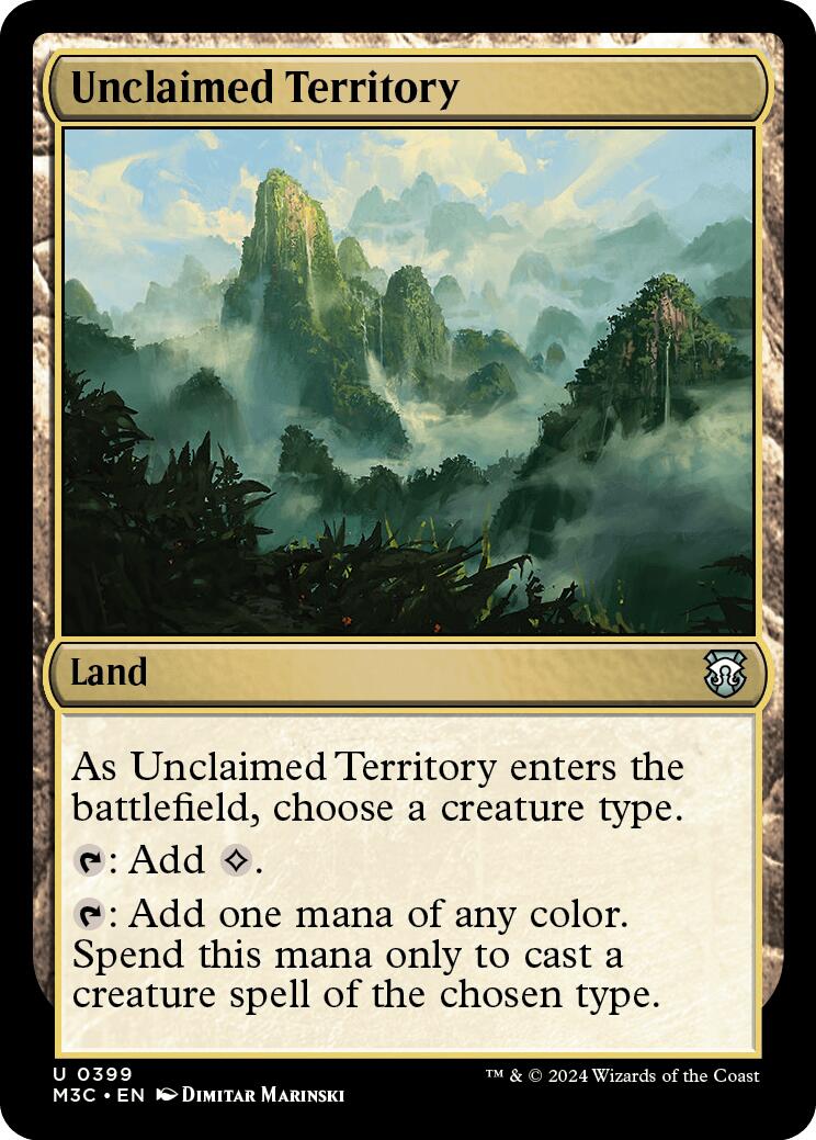 Unclaimed Territory [Modern Horizons 3 Commander] | Yard's Games Ltd