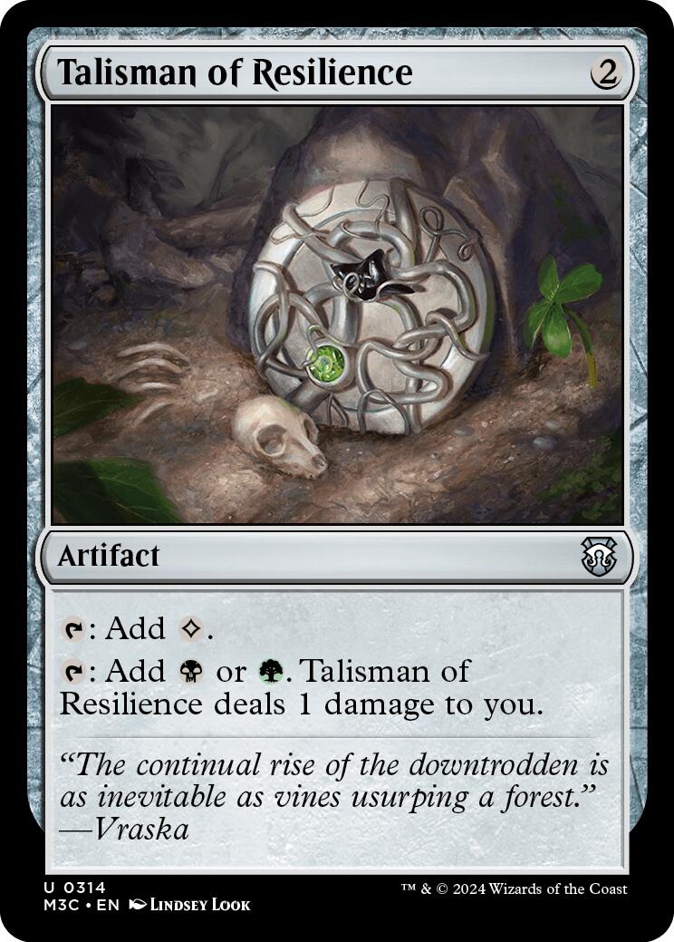 Talisman of Resilience [Modern Horizons 3 Commander] | Yard's Games Ltd