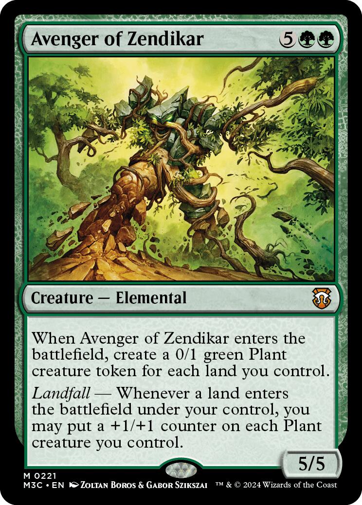 Avenger of Zendikar [Modern Horizons 3 Commander] | Yard's Games Ltd