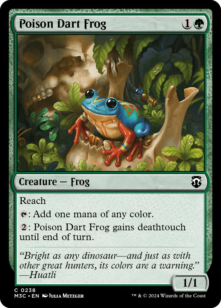 Poison Dart Frog [Modern Horizons 3 Commander] | Yard's Games Ltd