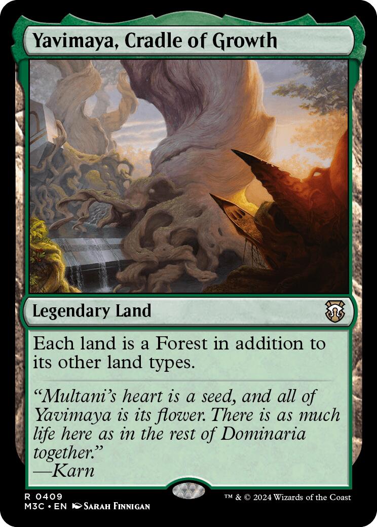 Yavimaya, Cradle of Growth [Modern Horizons 3 Commander] | Yard's Games Ltd