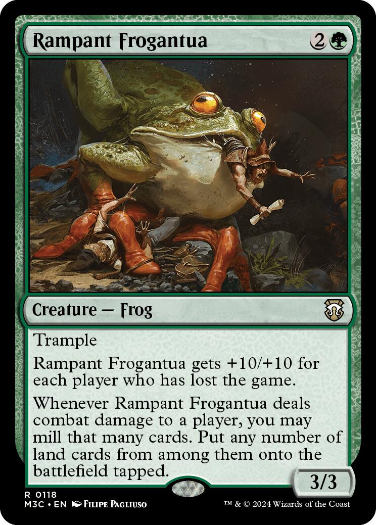 Rampant Frogantua [Modern Horizons 3 Commander] | Yard's Games Ltd