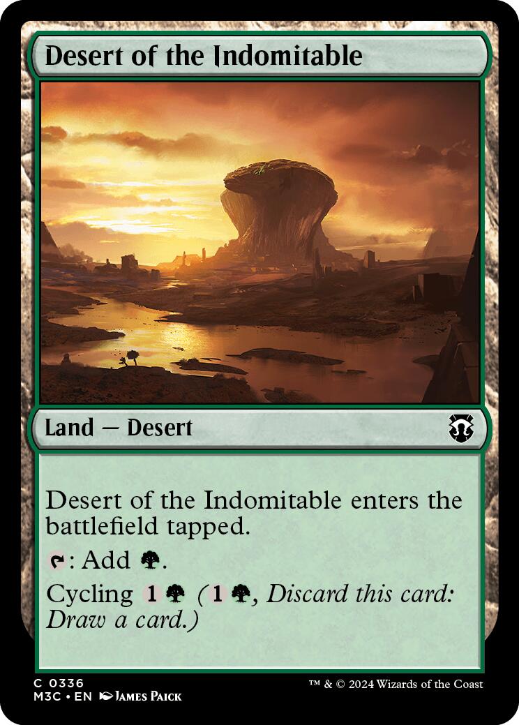 Desert of the Indomitable [Modern Horizons 3 Commander] | Yard's Games Ltd