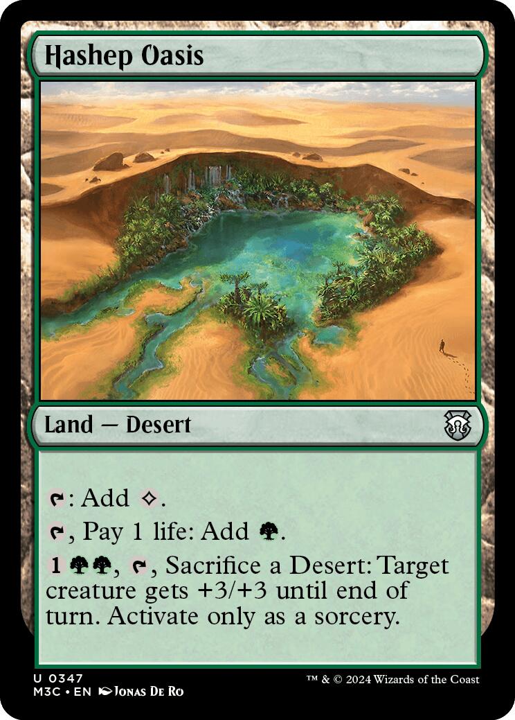 Hashep Oasis [Modern Horizons 3 Commander] | Yard's Games Ltd