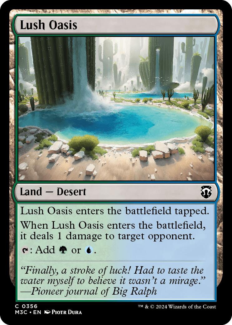 Lush Oasis [Modern Horizons 3 Commander] | Yard's Games Ltd