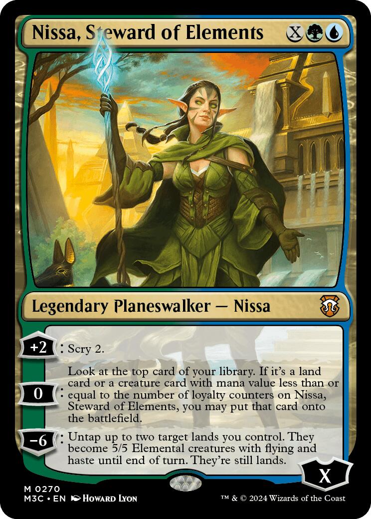 Nissa, Steward of Elements [Modern Horizons 3 Commander] | Yard's Games Ltd