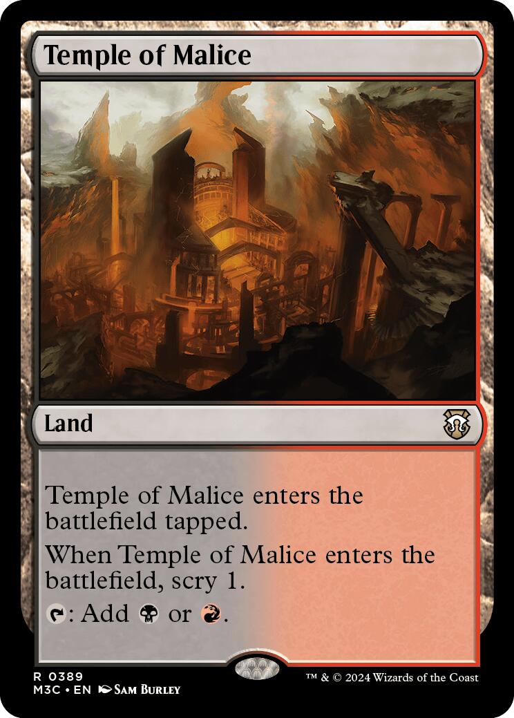 Temple of Malice [Modern Horizons 3 Commander] | Yard's Games Ltd