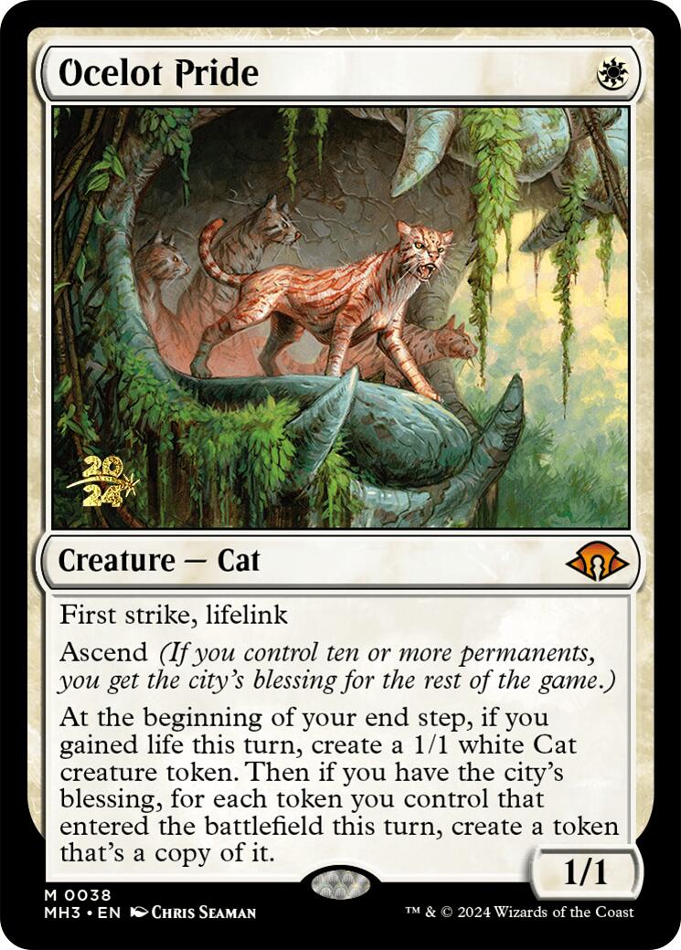 Ocelot Pride [Modern Horizons 3 Prerelease Promos] | Yard's Games Ltd