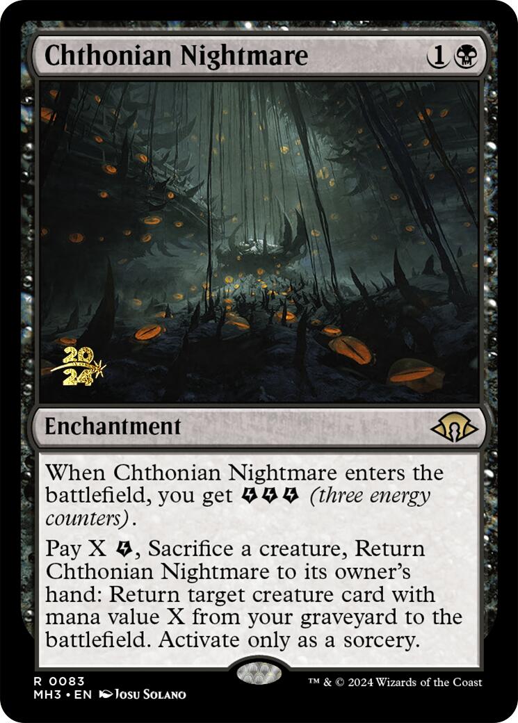 Chthonian Nightmare [Modern Horizons 3 Prerelease Promos] | Yard's Games Ltd