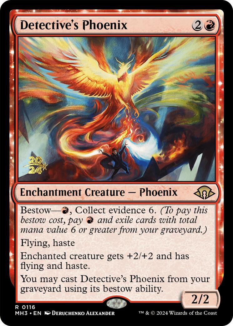 Detective's Phoenix [Modern Horizons 3 Prerelease Promos] | Yard's Games Ltd