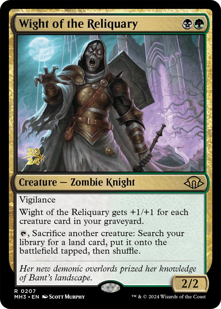 Wight of the Reliquary [Modern Horizons 3 Prerelease Promos] | Yard's Games Ltd