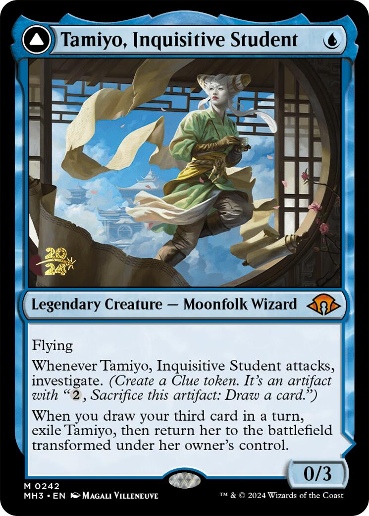 Tamiyo, Inquisitive Student [Modern Horizons 3 Prerelease Promos] | Yard's Games Ltd