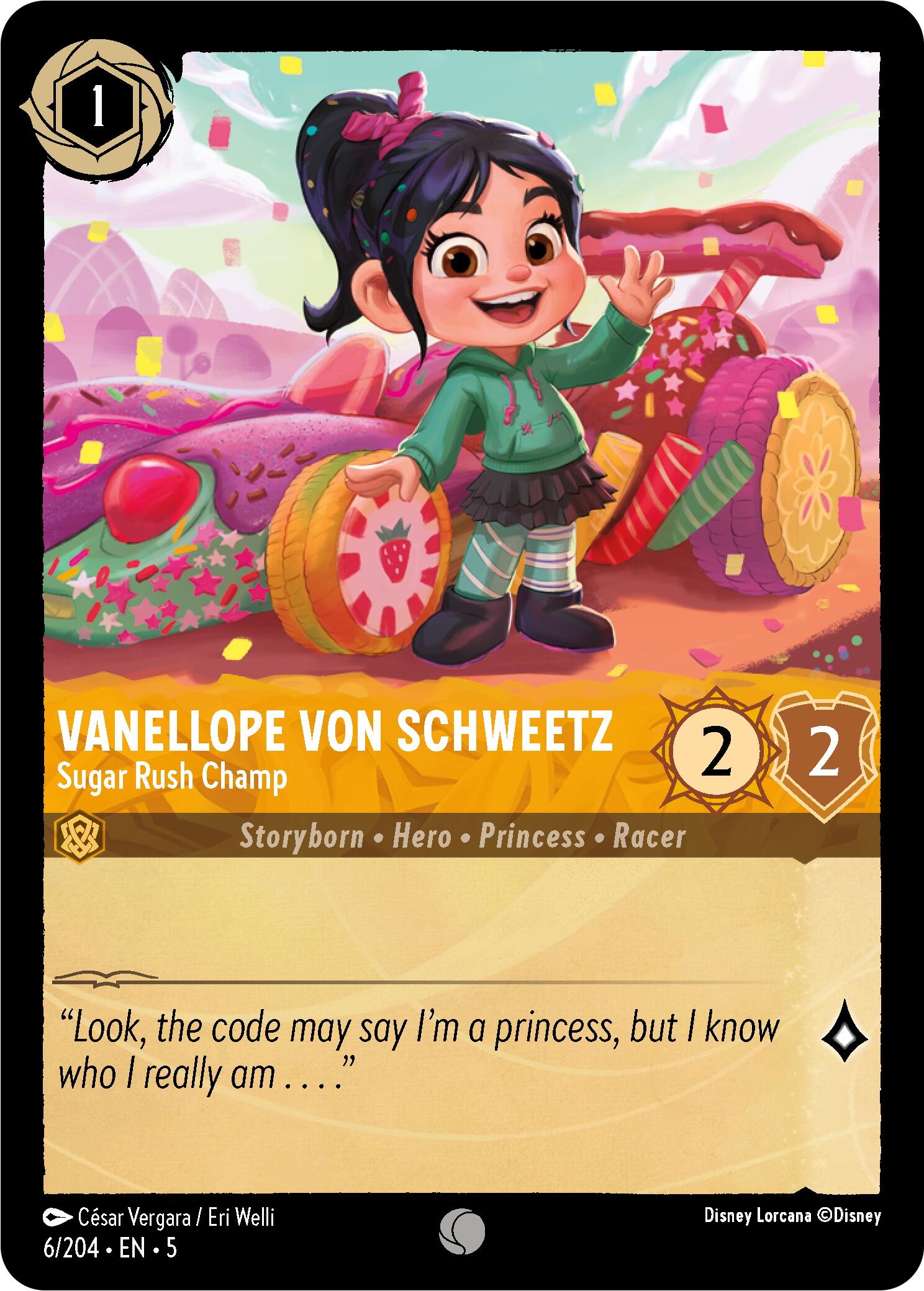 Vanellope von Schweetz - Sugar Rush Champ (6/204) [Shimmering Skies] | Yard's Games Ltd