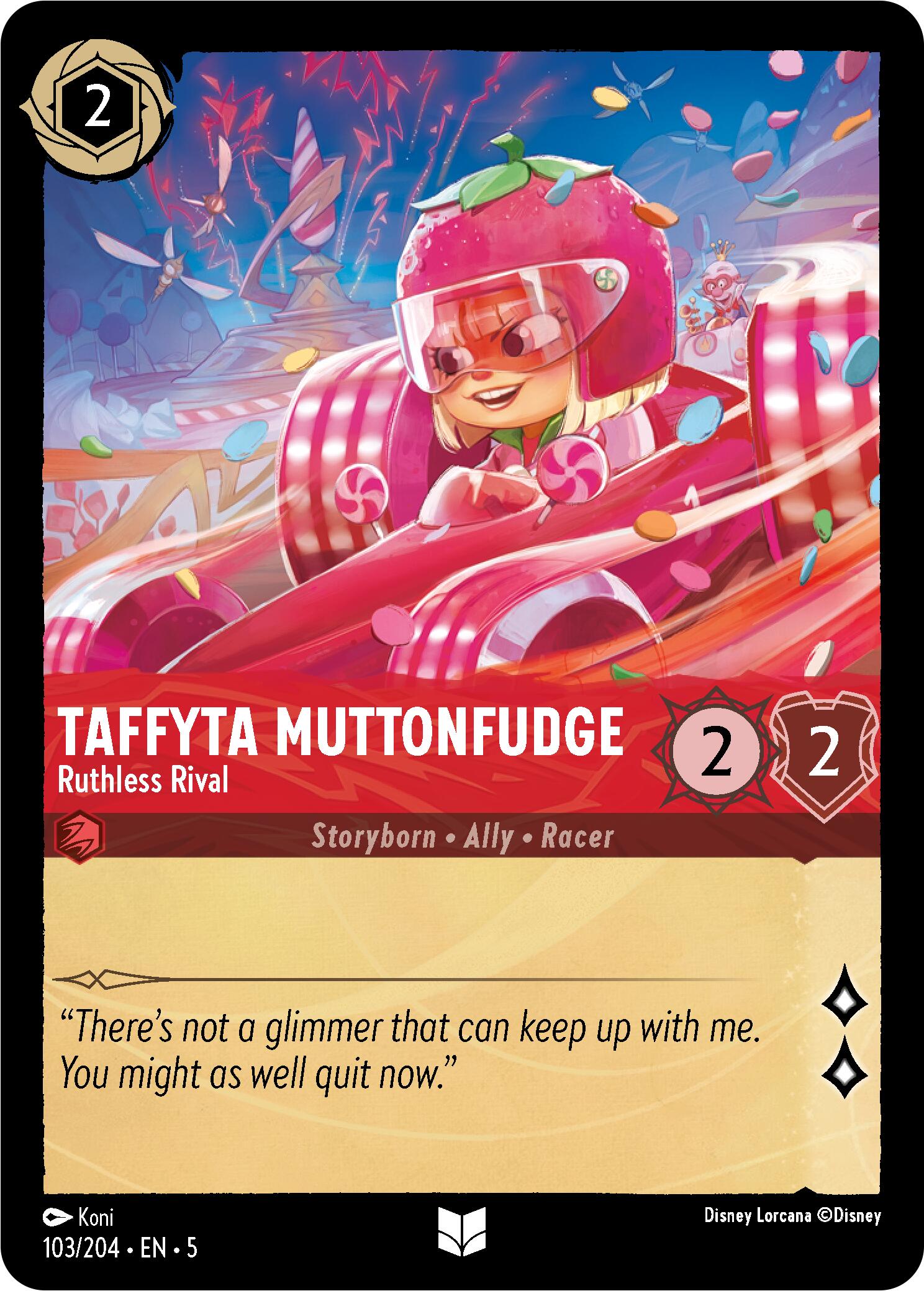 Taffyta Muttonfudge - Ruthless Rival (103/204) [Shimmering Skies] | Yard's Games Ltd